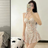 Women Halter High Waist Swimsuit