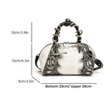 Crocodile Shell Handbag