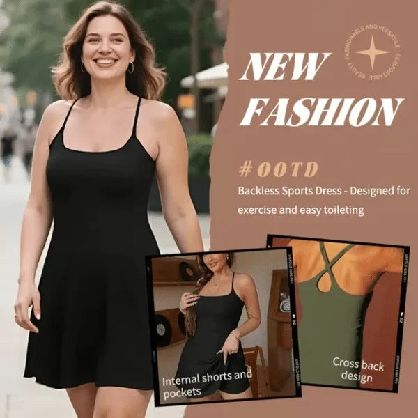 Women Sleeveless Sports Dress