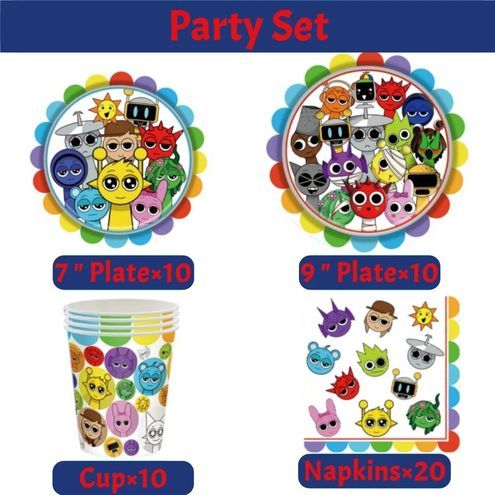 Kids Birthday Party Decoration Set