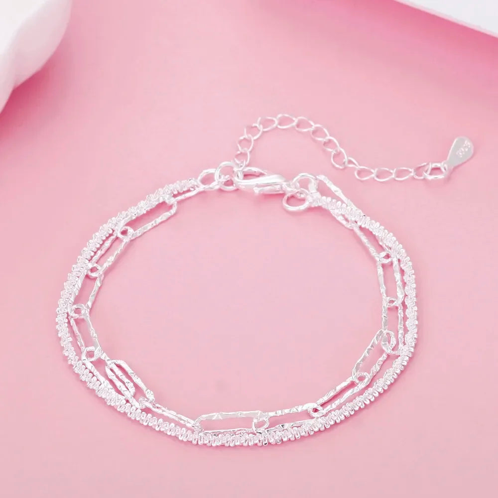 925 Sterling Silver Chain Bracelet