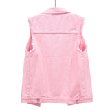 Elegant Vintage Denim Vest for Women