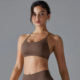 Women Quick Dry Cross Back Sports Bra