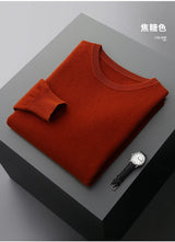 Men Merino Wool Pullover Sweater