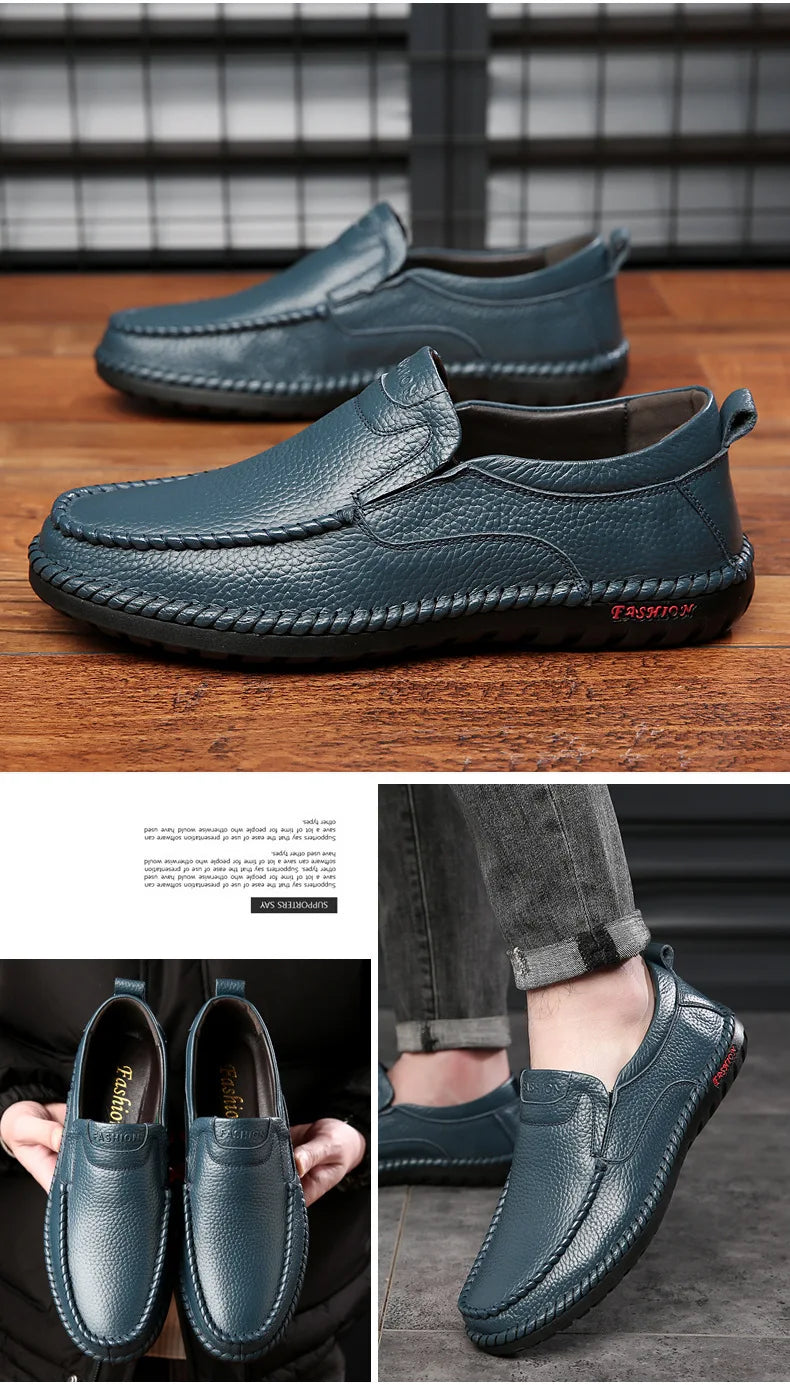 Men’s Italian Leather Driving Loafers