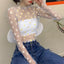 Women's Mesh Crop Top