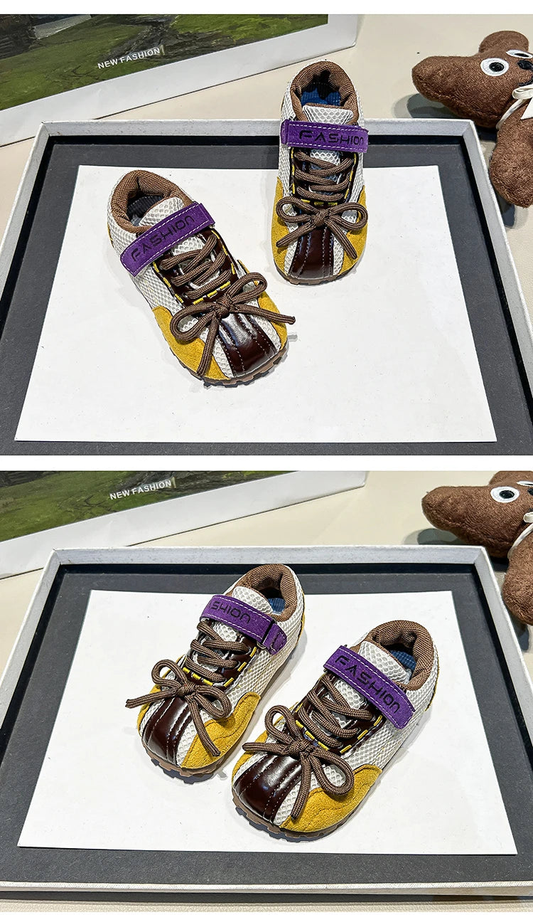 Kids Colorblock Casual Sneakers