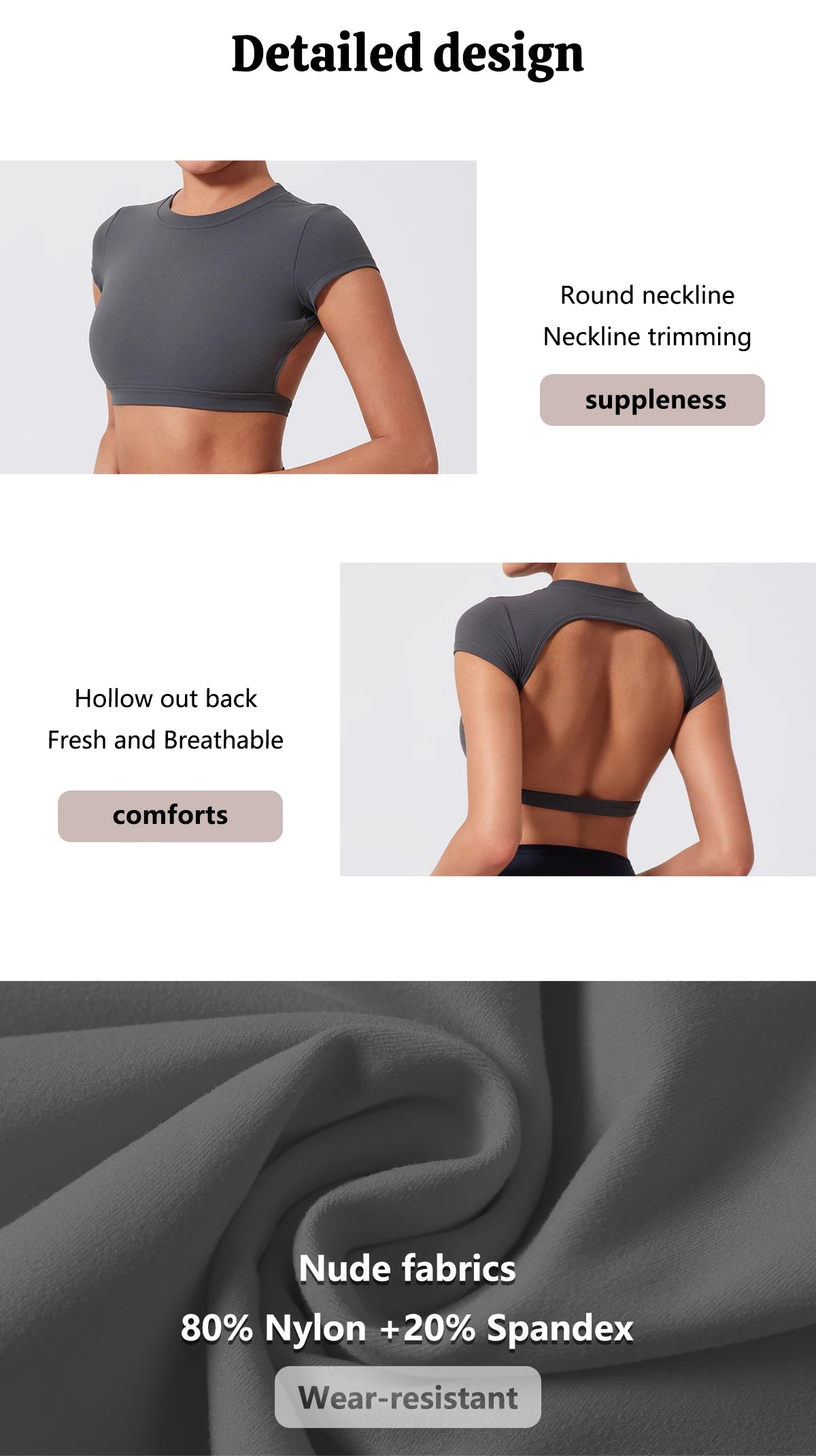 Women's Workout Crop Top
