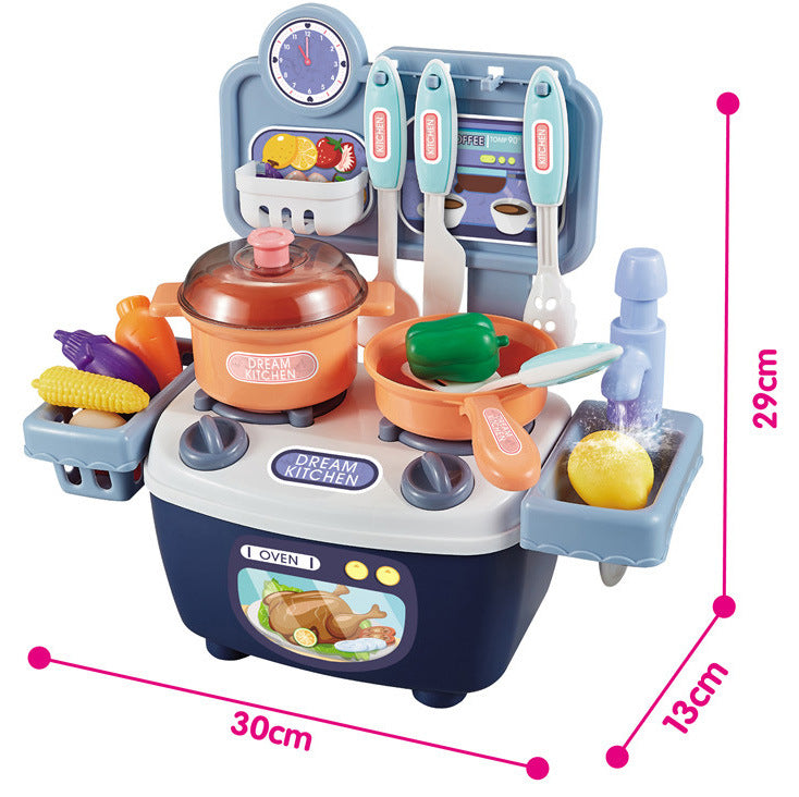 Kids Light & Music Kitchen Toy Set