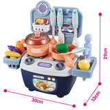 Kids Light & Music Kitchen Toy Set