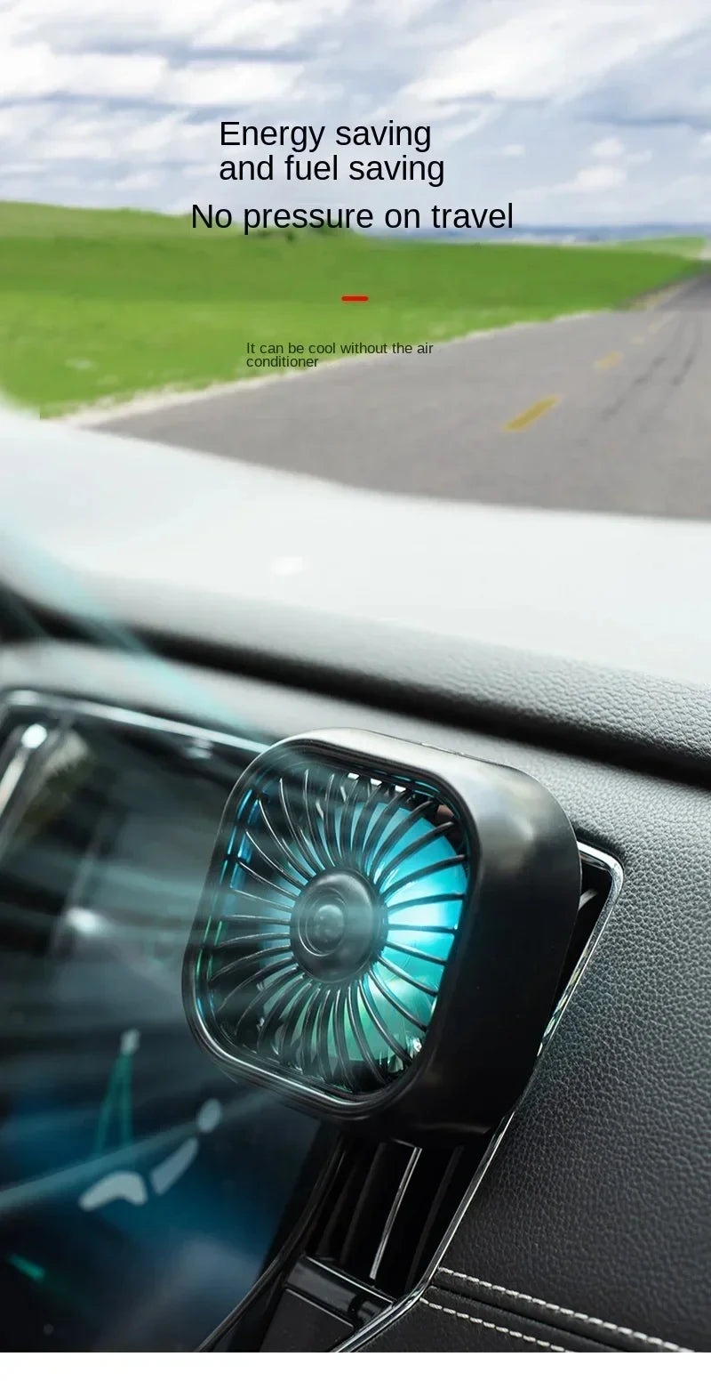 Car Air Outlet Mini USB Fan