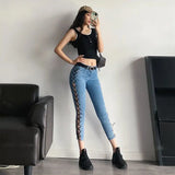 HippieFit™ – Slim Fit Denim Capris (Cropped, Pockets, Blue Basics)