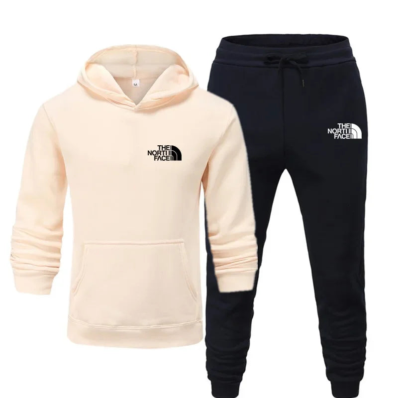Unisex Printed Hooded Tracksuit