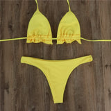 Lace-Up Brazilian Bikini