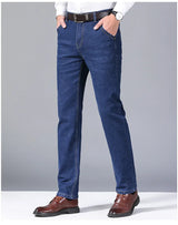 Men’s Classic Black Biker Jeans