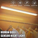 LED Motion Sensor Night Light – Type-C Rechargeable