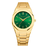 LIGE Men’s Leather Quartz Sports Watch