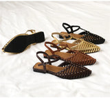 Women’s Pointed Toe Flat Roman Sandals