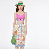 Women's Crop Top & Skirt Set