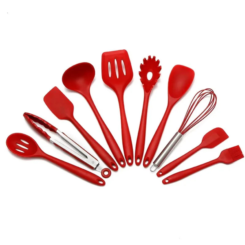 10pcs Silicone Cookware Set