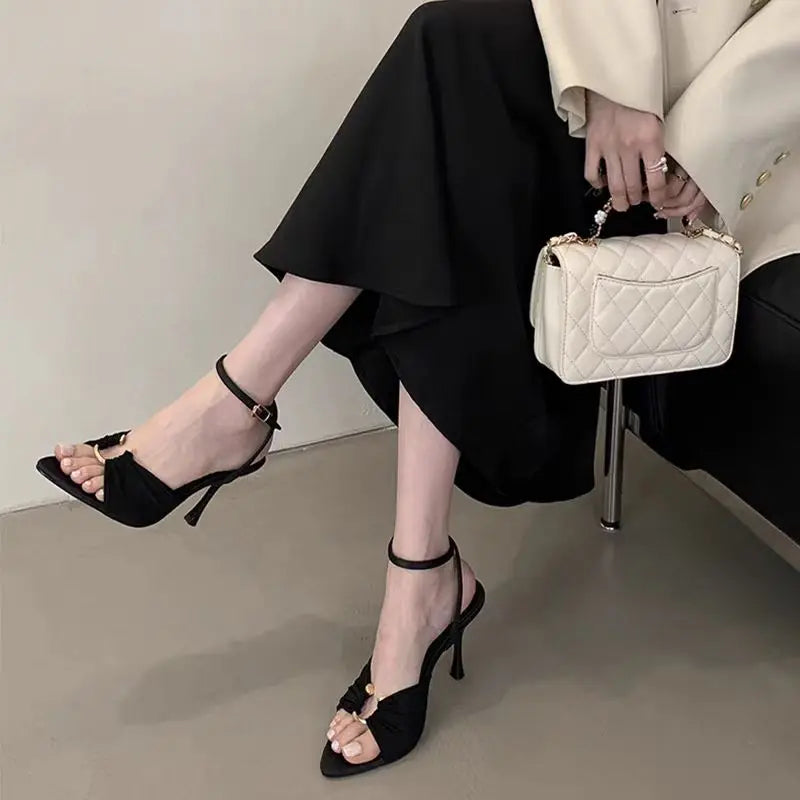 Women’s Pointed Toe Stiletto Slingback Pumps
