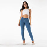 Women Light Blue Super Skinny Jeans