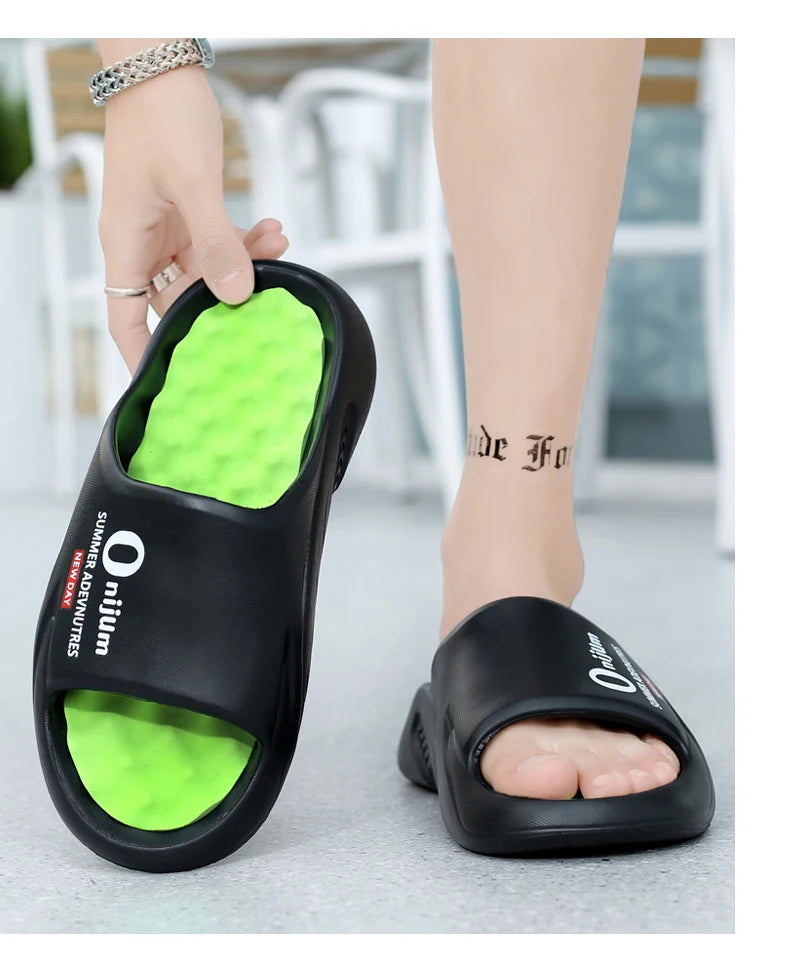 Men Massage Sole Comfort Slippers
