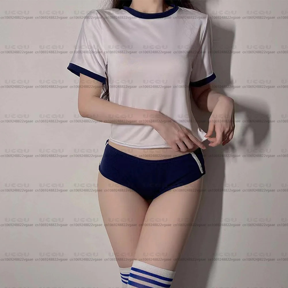 Cute College Cheerleader Cosplay Costume