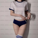 Cute College Cheerleader Cosplay Costume