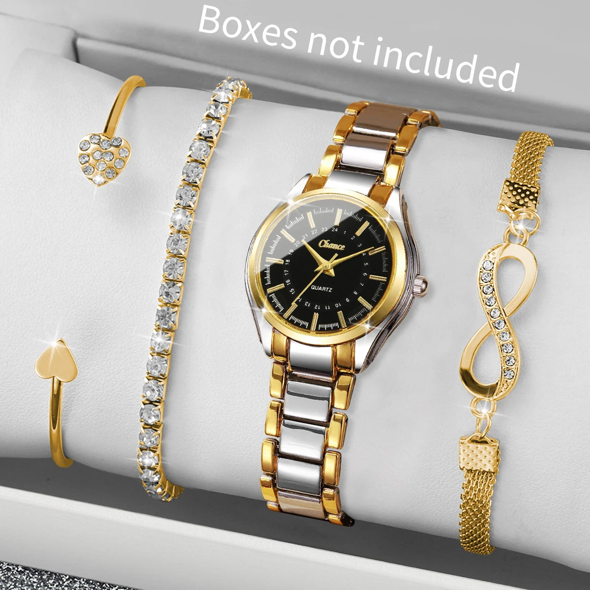 Victoria Crystal Watch Set