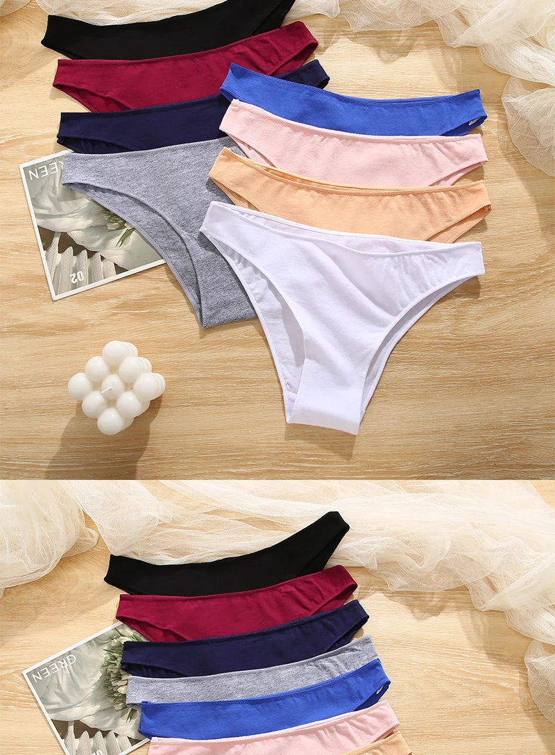 Women Cotton Panties Set (5pcs)