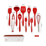 10pcs Silicone Cookware Set