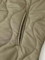 Women Quilted Padded Black Jacket