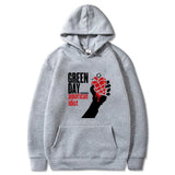Green Day Printed Pullover Hoodie