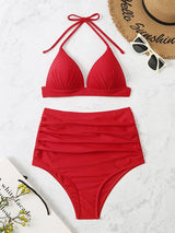 Solid Triangle Bikini