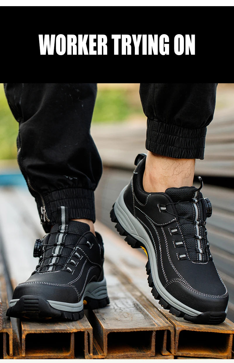Men Smash Resistant Work Sneakers
