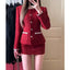 Women's Tweed Skirt Suit