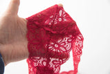 Women Rhinestone Thong Panties