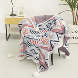 Bohemian Knit Sofa Blanket