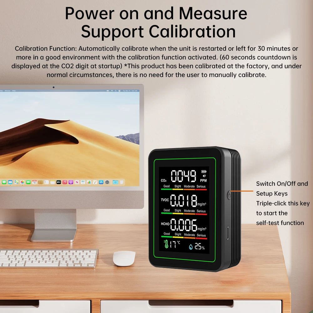 5-in-1 Air Quality Detector