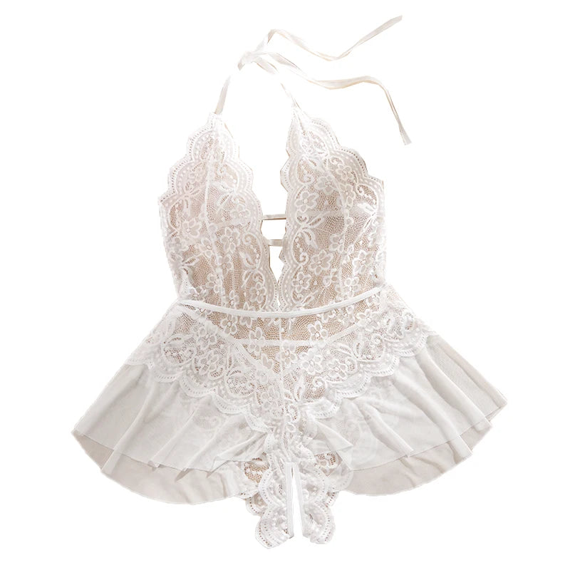 Plus Size Lace Bodysuit