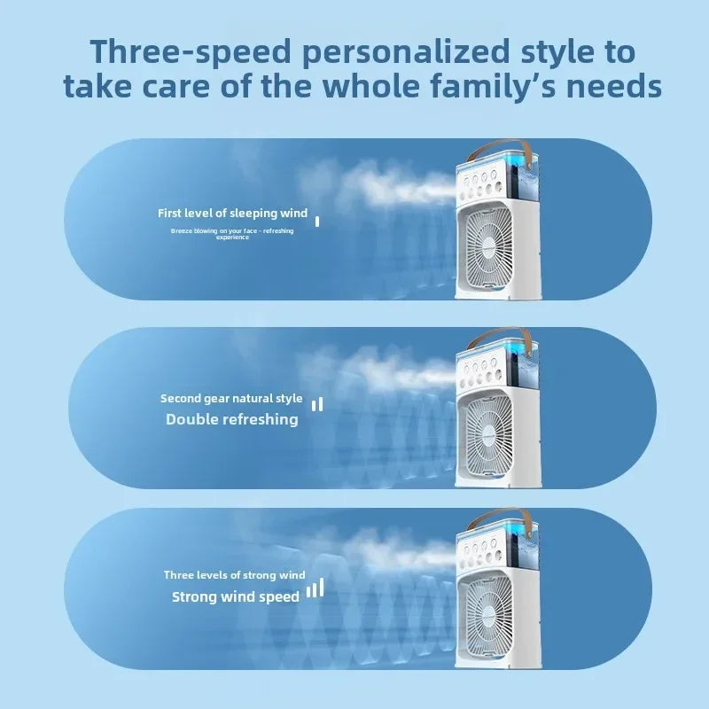 USB LED Portable Air Conditioner Fan