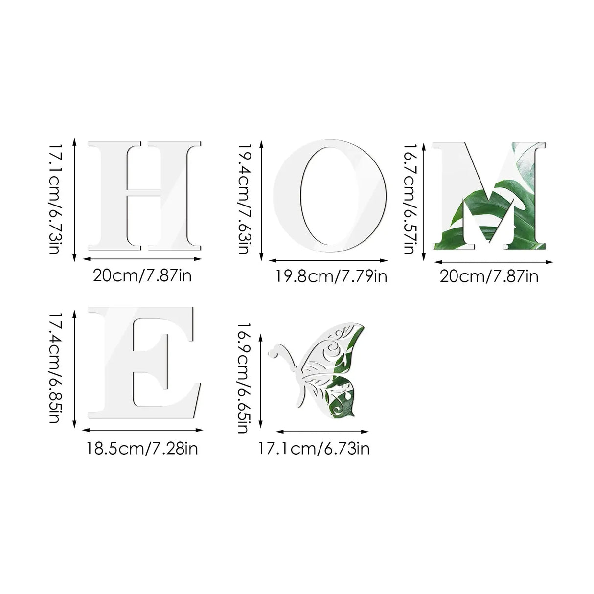Mirror Wall Sticker Home