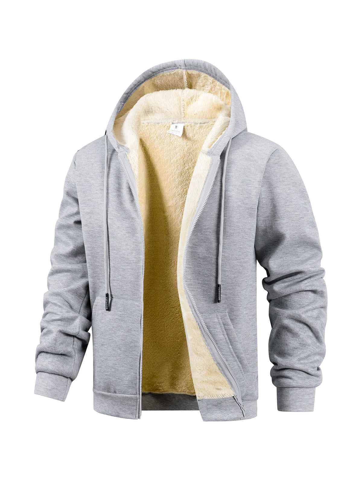 Men's Thick Fleece Zip Hoodie