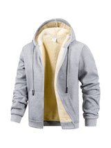 Men's Thick Fleece Zip Hoodie