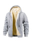 Men's Thick Fleece Zip Hoodie