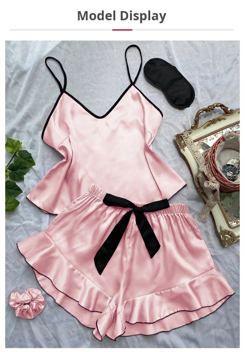 Women's Satin Pajama Set