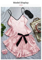Women's Satin Pajama Set