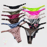 Women Breathable Lace Tangas