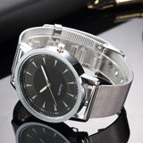 Women’s Minimalist Silver Quartz Watch
